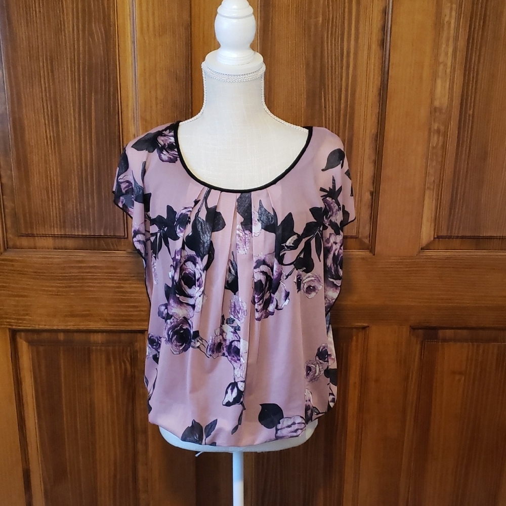 Bai Sheng GT Floral Print Top.